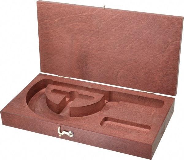 Starrett - Micrometer Case - 4" Max Measurement, Use with 216 & 216M Series Digital Micrometers - Top Tool & Supply