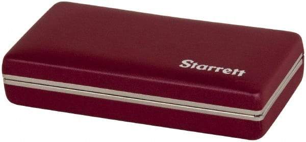 Starrett - Micrometer Case - 1/2" Max Measurement, Use with 232 & 232M Series Outside Micrometers - Top Tool & Supply