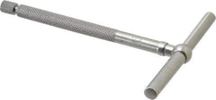 Starrett - 1-1/4 to 2-1/8 Inch, 2-3/8 Inch Overall Length, Telescoping Gage - 2-3/8 Inch Long Handle, Chrome Plated - Top Tool & Supply