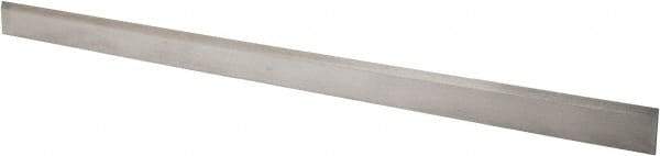 Starrett - 48 Inch Long x 2-13/32 Inch Wide x 7/32 Inch Thick, Beveled Edge Straightedge - 0.0004 Inch Edge Flatness, Steel, 0.0016 Inch Parallelism, 1 Beveled Edge - Top Tool & Supply