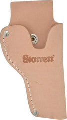 Starrett - Micrometer Holster - 1" Max Measurement, Use with Inch & Millimeter Micrometers - Top Tool & Supply