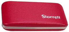 Starrett - Micrometer Case - 8" Max Measurement, Use with 216 & 216M Series Digital Micrometers - Top Tool & Supply