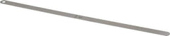 Starrett - 0.018 Inch Thick x 1/2 Inch Wide x 12 Inch Leaf Length, Parallel Feeler Gage - Tempered Steel - Top Tool & Supply