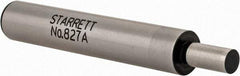 Starrett - 0.2" Head Diam, 3/8" Shank, Single End, Mechanical Edge Finder - Cylindrical Contact - Top Tool & Supply