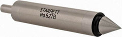 Starrett - 0.2" Head Diam, 1/2" Shank, Double End, Mechanical Edge Finder - Conical and Cylindrical Contact - Top Tool & Supply