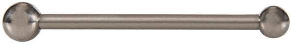 Starrett - 6.35mm Head Diam, 3/8" Shank, Single End, Mechanical Center Finder - Ball Contact - Top Tool & Supply