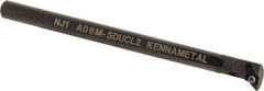 Kennametal - 15.24mm Min Bore Diam, 152.4mm OAL, 3/8" Shank Diam, A-SDUC Indexable Boring Bar - DC.. Insert, Screw Holding Method - Top Tool & Supply