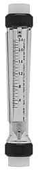 King - 2" FNPT Port Polysulfone Tube, PVDF Union End Flowmeter - 125 Max psi, 60 GPM, Plastic - Top Tool & Supply