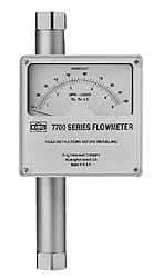 King - 1" Flange Port Stainless Steel Flowmeter - 1500 Max psi, 16.5 GPM, 316 Stainless Steel - Top Tool & Supply