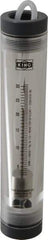 King - 1" FNPT Port Tube Flowmeter - 125 Max psi, 30.5 GPM, Acrylic - Top Tool & Supply