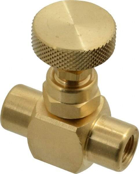 Made in USA - Needle Valve - Brass Valve - Top Tool & Supply