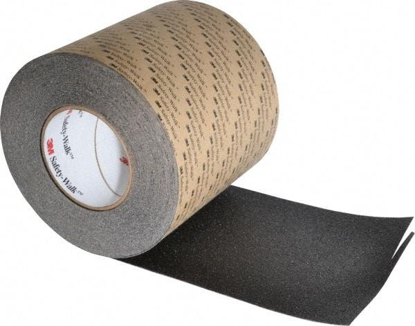 3M - Black Solid Color Anti-Slip Vinyl Tape - 6" Wide x 60' Long - Top Tool & Supply