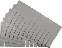 Quantum Storage - 16-1/2" Wide x 8" High, Gray Bin Divider - Use with DG92080 - Top Tool & Supply