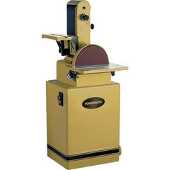 Jet - 48 Inch Long x 6 Inch Wide Belt, 9 Inch Diameter, Combination Sanding Machine - 1-1/2 HP, Three Phase - Top Tool & Supply