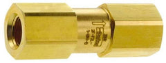 Parker - 3,000 Max psi, 3/8" Pipe, FNPT x FNPT End Connections, Brass Instrumentation Filter - Micro Rating 1, Viton Seal - Top Tool & Supply