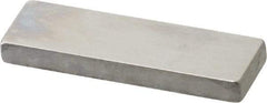 Mitutoyo - 0.126" Rectangular Steel Gage Block - Accuracy Grade 0, Includes Certificate of Inspection - Top Tool & Supply