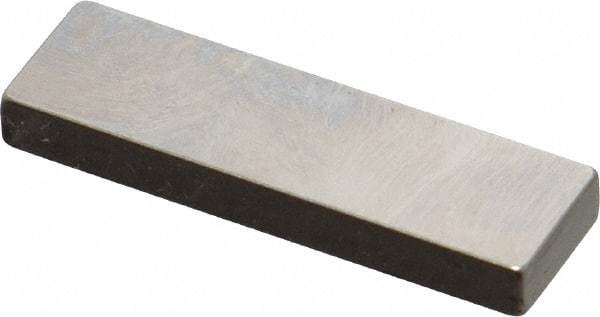 Mitutoyo - 0.133" Rectangular Steel Gage Block - Accuracy Grade 0, Includes Certificate of Inspection - Top Tool & Supply