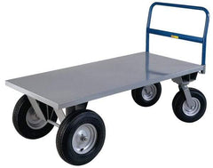 Little Giant - 2,500 Lb Load Capacity, Steel Hopper - 36" Wide x 60" Long x 21" High, Gray - Top Tool & Supply