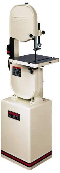 Jet - 13-1/2 Inch Throat Capacity, Vertical Bandsaw - 3000 SFPM, 1 HP, Single Phase - Top Tool & Supply