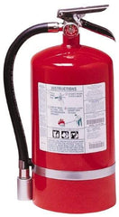 Kidde - 15.5 Lb, 2-A:10-B:C Rated, Halotron Fire Extinguisher - 7-1/4" Diam x 17.12" High, 125 psi, 18' Discharge in 14 sec, Steel Cylinder - Top Tool & Supply