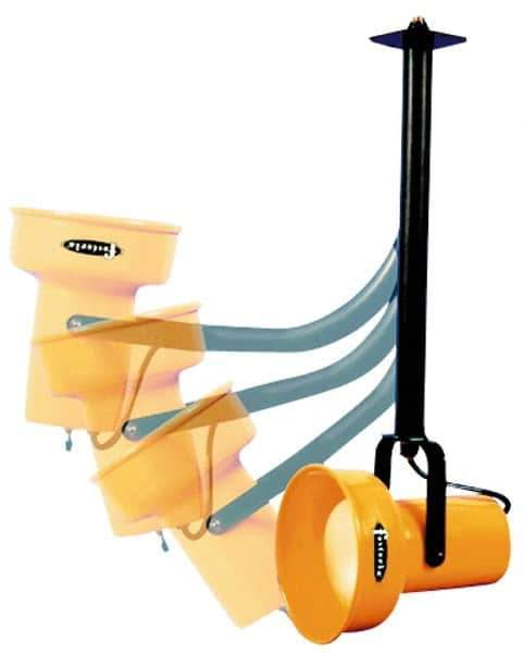 Fostoria - 25 Inch, Ceiling Mounted, Incandescent, Yellow, Dock Light - 300 Watt, 120 Volt, Nonmagnifying - Top Tool & Supply