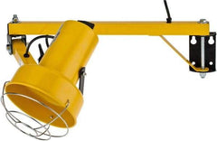 Fostoria - 40 Inch, Pivot, Bracket Mounted, Incandescent, Yellow, Dock Light - 300 Watt, 120 Volt, Nonmagnifying - Top Tool & Supply