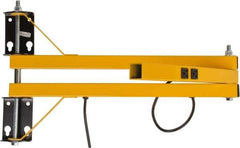 TPI - 40" Long, Steel Task & Machine Light Mounting Arm - Yellow, For Use with Dock Lights - Top Tool & Supply