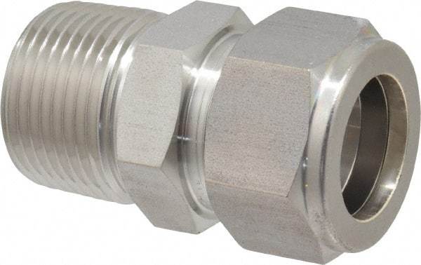 Ham-Let - 3/4" OD, Grade 316Stainless Steel Male Connector - Comp x MNPT Ends - Top Tool & Supply