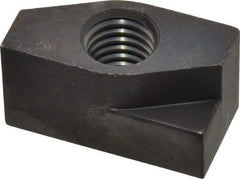 Gibraltar - 1/2-13 Blind Tapped Quarter Turn T Slot Nut - 11/16" Slot Width, 11/16 x 0.427" Base Width x Height, 1-3/8 x 3/4" OAL x Height - Top Tool & Supply