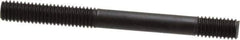 Gibraltar - 3/8-16 4" OAL Unequal Double Threaded Stud - Carbon Steel, Black Oxide Finish, 1-1/2" Long Thread Length, 5/8" Short Thread Length - Top Tool & Supply