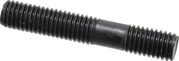 Gibraltar - 1/2-13 3" OAL Unequal Double Threaded Stud - Carbon Steel, Black Oxide Finish, 1-1/2" Long Thread Length, 3/4" Short Thread Length - Top Tool & Supply