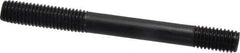 Gibraltar - 1/2-13 5" OAL Unequal Double Threaded Stud - Carbon Steel, Black Oxide Finish, 1-3/4" Long Thread Length, 3/4" Short Thread Length - Top Tool & Supply