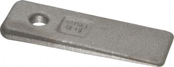 Gibraltar - 3" OAL, Carbon Steel Clamp Wedge - 1" Wide, 1/4" at Thick End, Class CA Grade - Top Tool & Supply