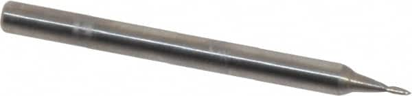 Magafor - 0.8mm Body Diam, 90°, 1-1/2" OAL, Solid Carbide Spotting Drill - Top Tool & Supply