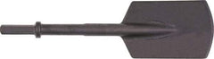 Ingersoll-Rand - 5-1/2" Head Width, 16" OAL, 0.7" Shank Diam, Spade Chisel - Hex Drive, Hex Shank, Steel - Top Tool & Supply