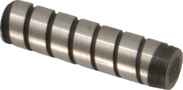 Holo-Krome - 5/16" Diam x 1-1/4" Pin Length 4000 Alloy Steel Pull Out Dowel Pin - Black Luster Finish, C 47-58 & C 60 (Surface) Hardness, 1 Beveled & 1 Threaded End - Top Tool & Supply