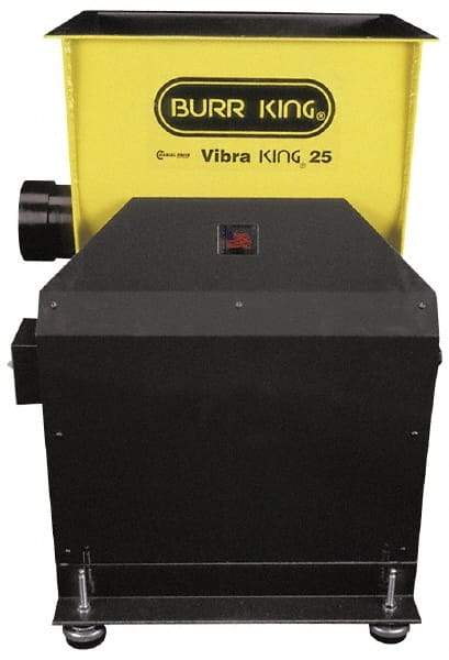 Burr King - 1-1/2 hp, Vibratory Tumbler - Flow Through Drain - Top Tool & Supply