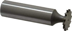 Whitney Tool Co. - 5/8" Diam x 1/16" Face Width, Cobalt, 12 Teeth, Shank Connection Woodruff Keyseat Cutter - Uncoated, 2-1/16" OAL x 1/2" Shank, Straight Teeth - Top Tool & Supply