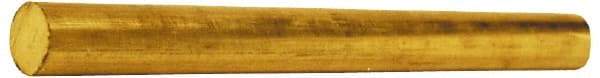 Value Collection - 7/8 Inch Diameter x 6 Ft. Long, Brass Round Rod - Alloy 360 - Top Tool & Supply