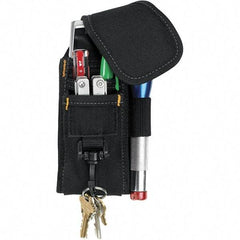 CLC - Cell Phone Holster with 5 Pockets - Ballistic Polyester, Black, 4" Wide x 7" High x 2" Deep - Top Tool & Supply