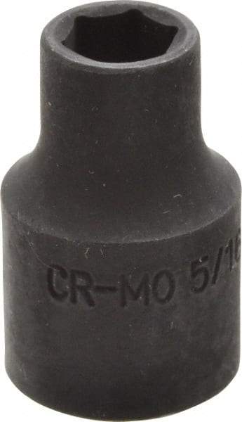 Blackhawk by Proto - 3/8" Drive 5/16" Standard Impact Socket - 6 Points, 1" OAL - Top Tool & Supply