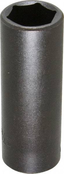 Blackhawk by Proto - 1/2" Drive 7/8" Deep Impact Socket - 6 Points, 3-1/2" OAL - Top Tool & Supply