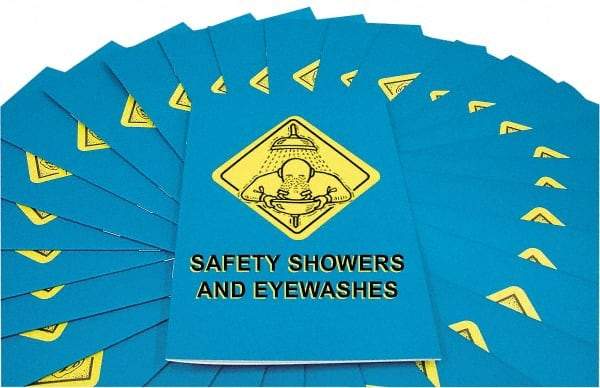 Marcom - Safety Showers and Eye Washes Training Booklet - English and Spanish, Safety Meeting Series - Top Tool & Supply