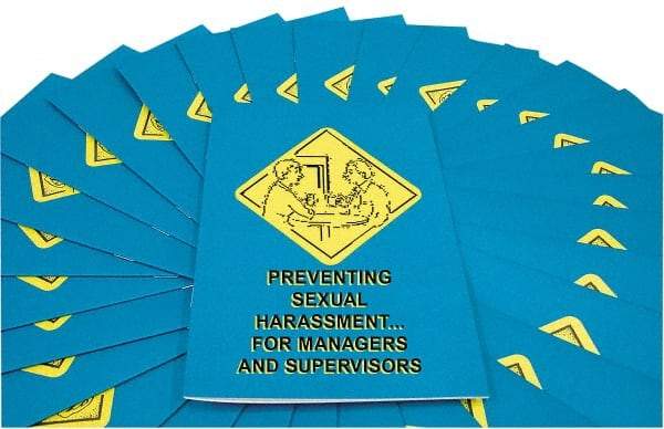 Marcom - Preventing Sexual Harassment for Managers and Supervisors Training Booklet - English and Spanish, Safety Meeting Series - Top Tool & Supply