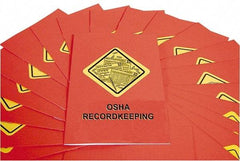 Marcom - OSHA Record Keeping Training Booklet - English and Spanish, Regulatory Compliance Series - Top Tool & Supply