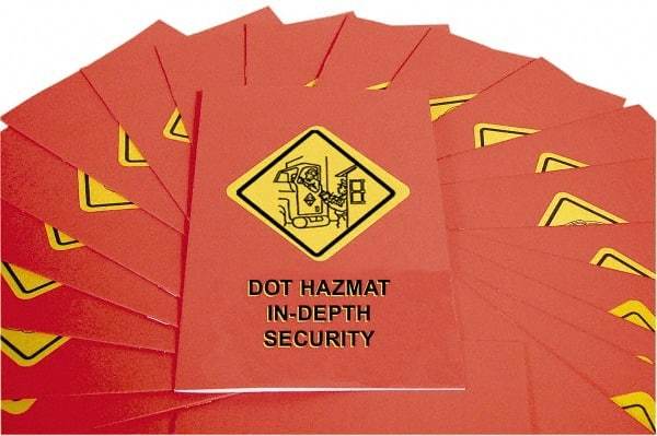 Marcom - DOT In-Depth HazMat Security Training Training Booklet - English, Regulatory Compliance Series - Top Tool & Supply