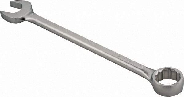 Proto - 2-5/8" 12 Point Offset Combination Wrench - 15° Offset Angle, 29-3/4" OAL, Steel, Satin Finish - Top Tool & Supply