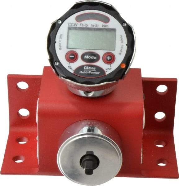 Proto - 720 to 7,200 In/Lb Electronic Torque Tester - 3/4" Drive, 1% Accuracy - Top Tool & Supply