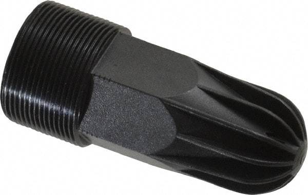 Guardair - Blow Gun Safety Rubber - 1/4 NPT, 1-3/4" Hose Length, Zinc - Top Tool & Supply