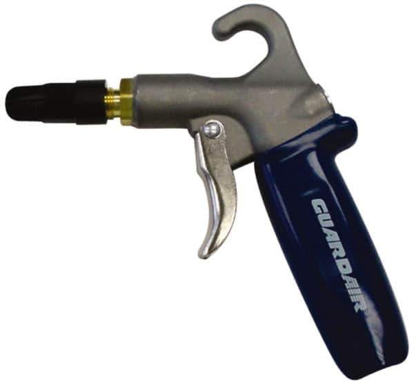 Guardair - 120 Max psi Plastic Tip Safety Air Gun - 1/4 NPT Inlet, Zinc - Top Tool & Supply